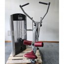Life Fitness Latzug, Pulldown, 145kg Gewichtsblock, Signature Series, Rahmenfarbe Silber, Polsterfarbe Rot, gebraucht - berholter Zustand