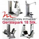 FreeMotion Set 18 Kraftgeräte, Epic Serie und Genesis Cable Motion, 1A Biomechanik, Ähnlich Hoist, gebraucht - überholter Zustand