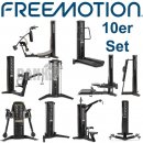 Freemotion Genesis Kraftgeräte Set, 10 Bilaterale Kabelzug Fitnessgeräte, Baujahr 2019 und 2020 - auch als Zirkel nutzbar, Made in USA - gebraucht - Neuwertiger Zustand