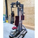 Life Fitness Pro 2 Butterfly, Pectoral Fly Hammer Strenght, Rahmenfarbe Silber, Polsterfarbe Rot, gebraucht - überholter Zustand