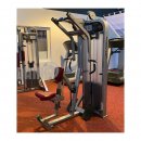 Life Fitness Rudern mit Bruststütze, Row, Pro2 Serie, Rahmenfarbe Silber, Polsterfarbe Rot, gebraucht - überholter Zustand