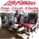 Life Fitness Zirkel mit 8 Fitnessgerten, Circuit Series Set, Polster Rot, gebraucht - berholter Zustand